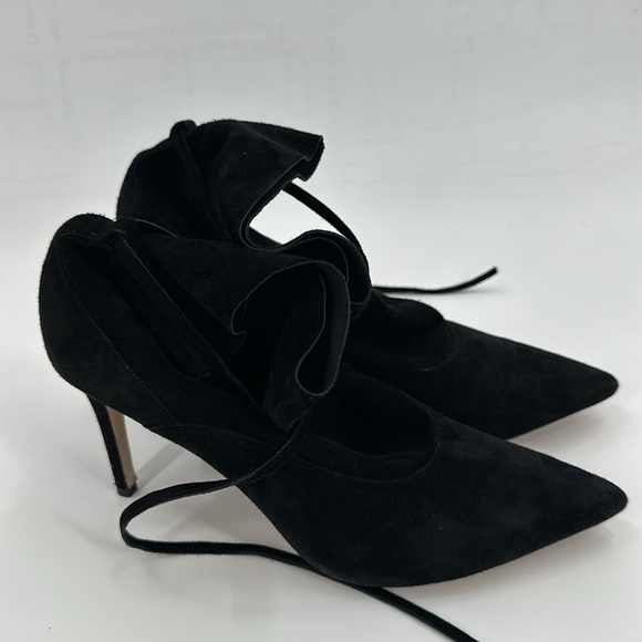 Marion Parke Millie Black Suede Booties‎ 41 - Picture 3 of 10